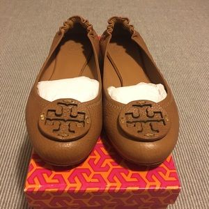 *SOLD* Tory Burch royal tan Reva flats